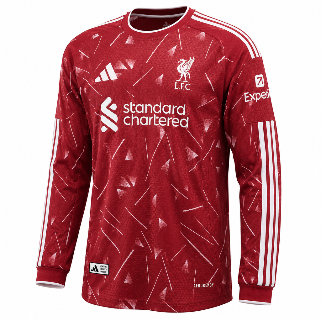 Liverpool Home 2026 Home Long Sleeve Jersey - Men's