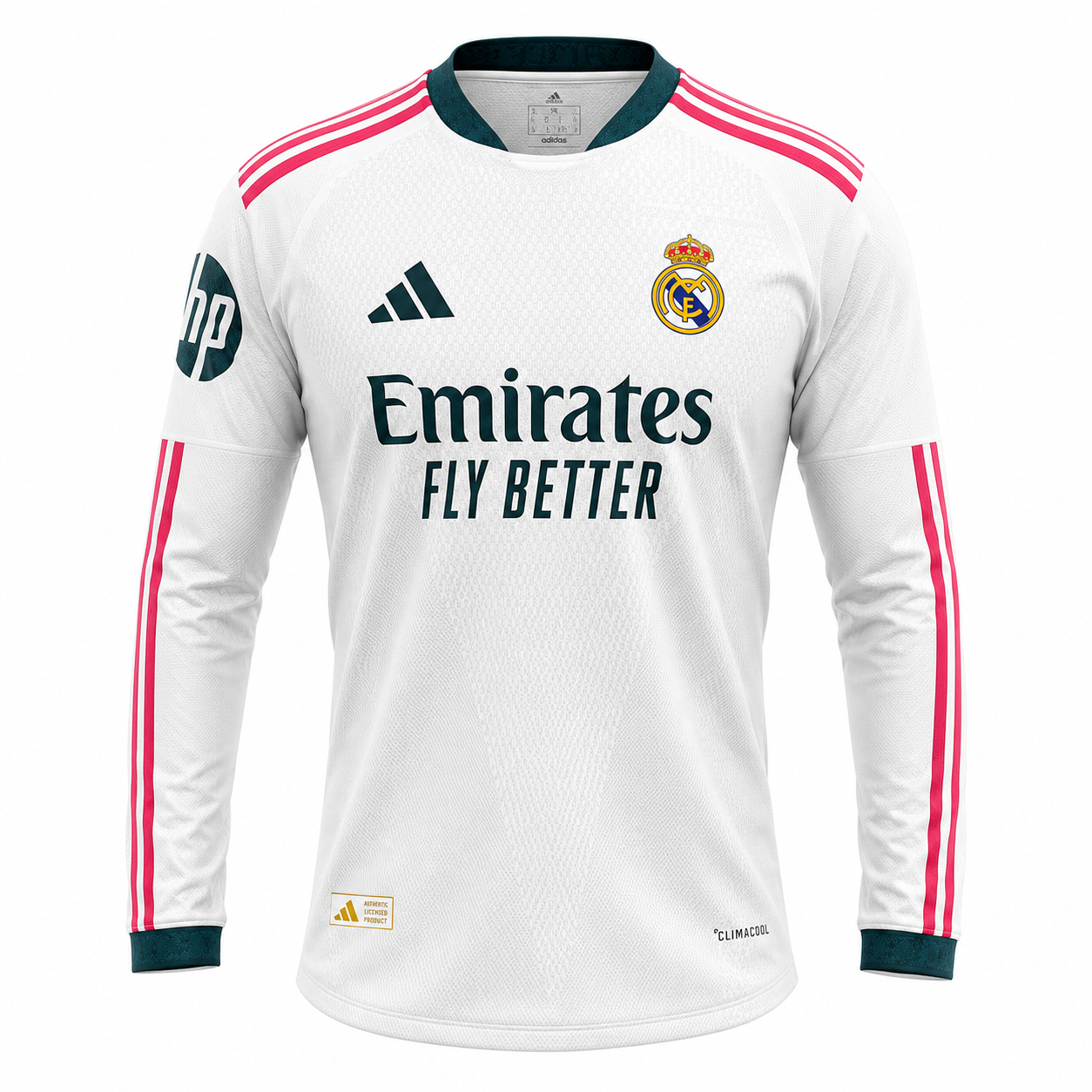 Real Madrid 2026 Home Jersey Long Sleeve