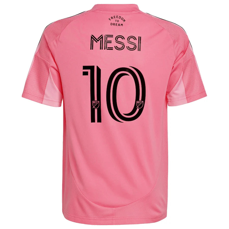 Lionel Messi Inter Miami CF Youth 2025 Player Jersey - Light Pink